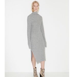 Malene Birger Maggie Grey Knit Midi Dress